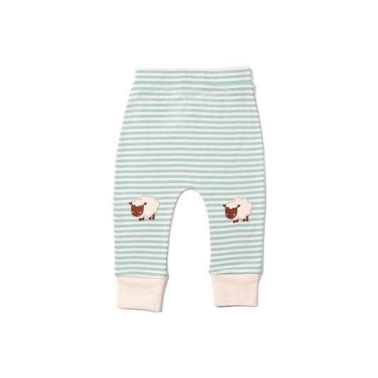 Counting Sheep Knee Patch Striped Joggers