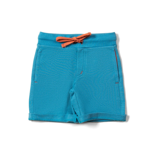 Blue Marl Comfy Jogger Shorts