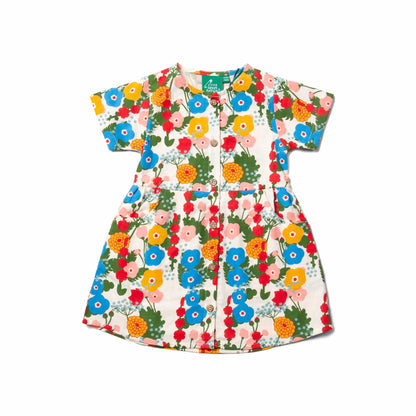 Flora And Fauna Short Sleeve Dress