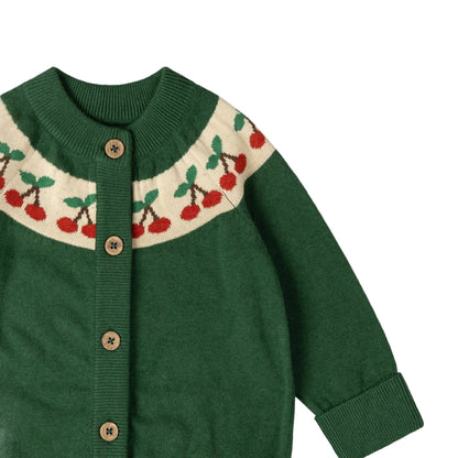 Little Cherry Knitted Cardigan