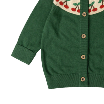 Little Cherry Knitted Cardigan