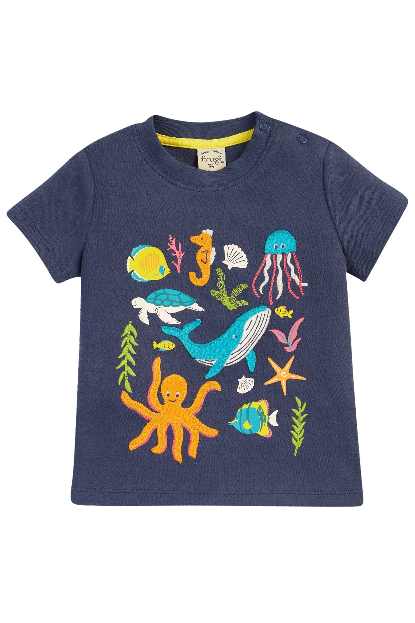 Little Creature Appliqué Short Sleeve Shirt [only 12 to 18 Months left]