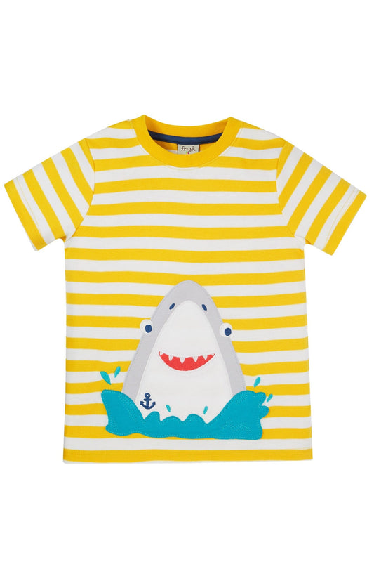 Sid Shark Applique Short Sleeve Shirt