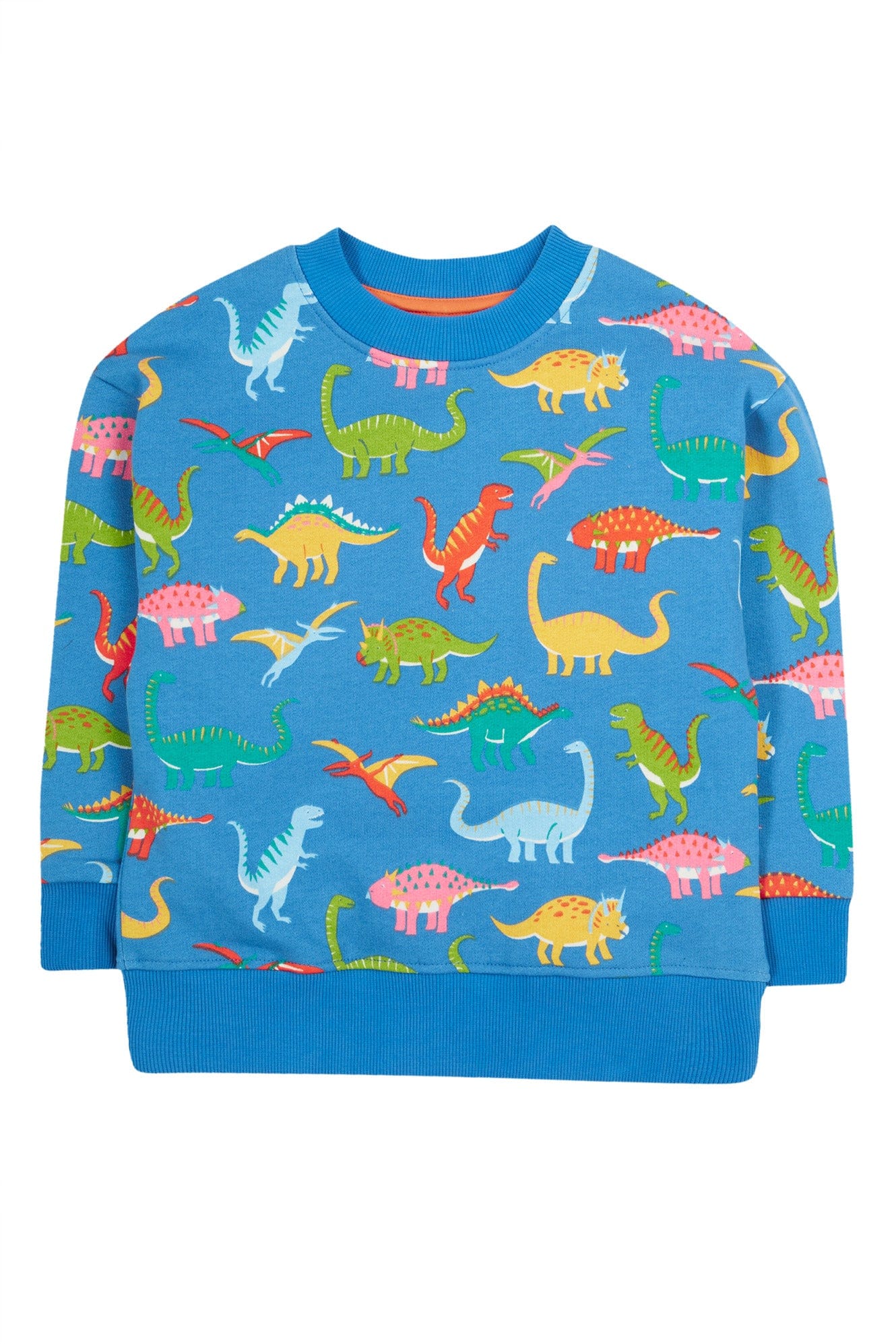 Superb Sweatshirt Cobalt Dino Roar!