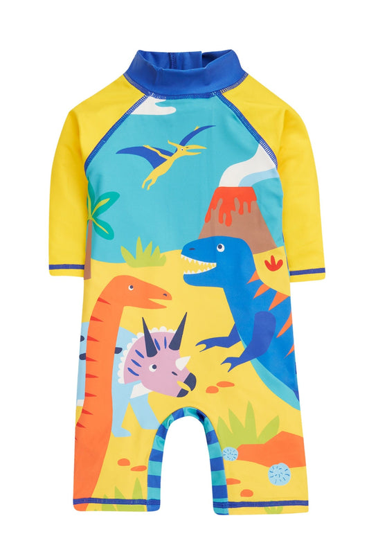 Little Sun Safe Suit Tropical Sea Stripe/Dino