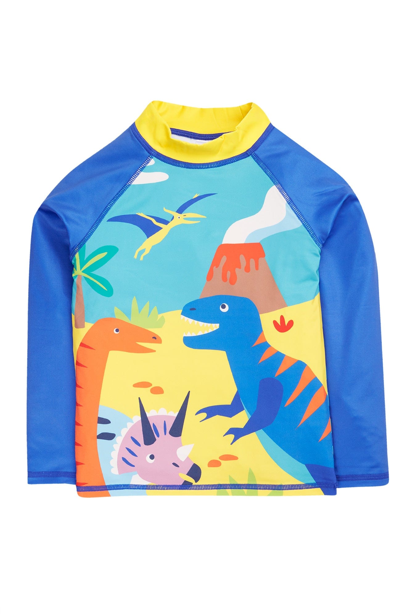 Sun Safe Rash Vest Tropical Sea/Dino