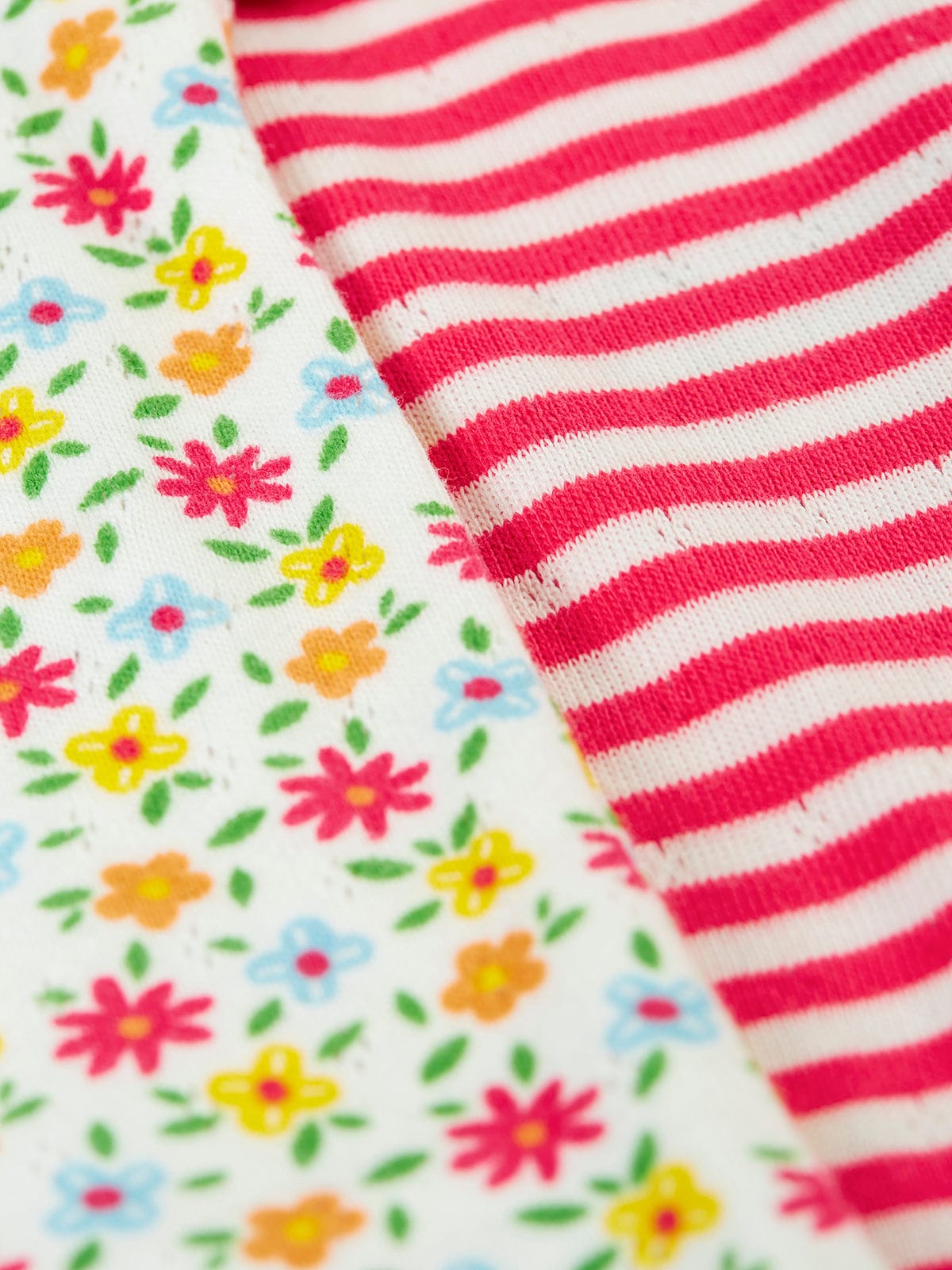 Pip Pointelle 2pk Bodies Ditsy Floral/Stripe