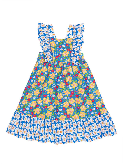 Frugi Audrey Dress Picnic Posy/Daisy Chain