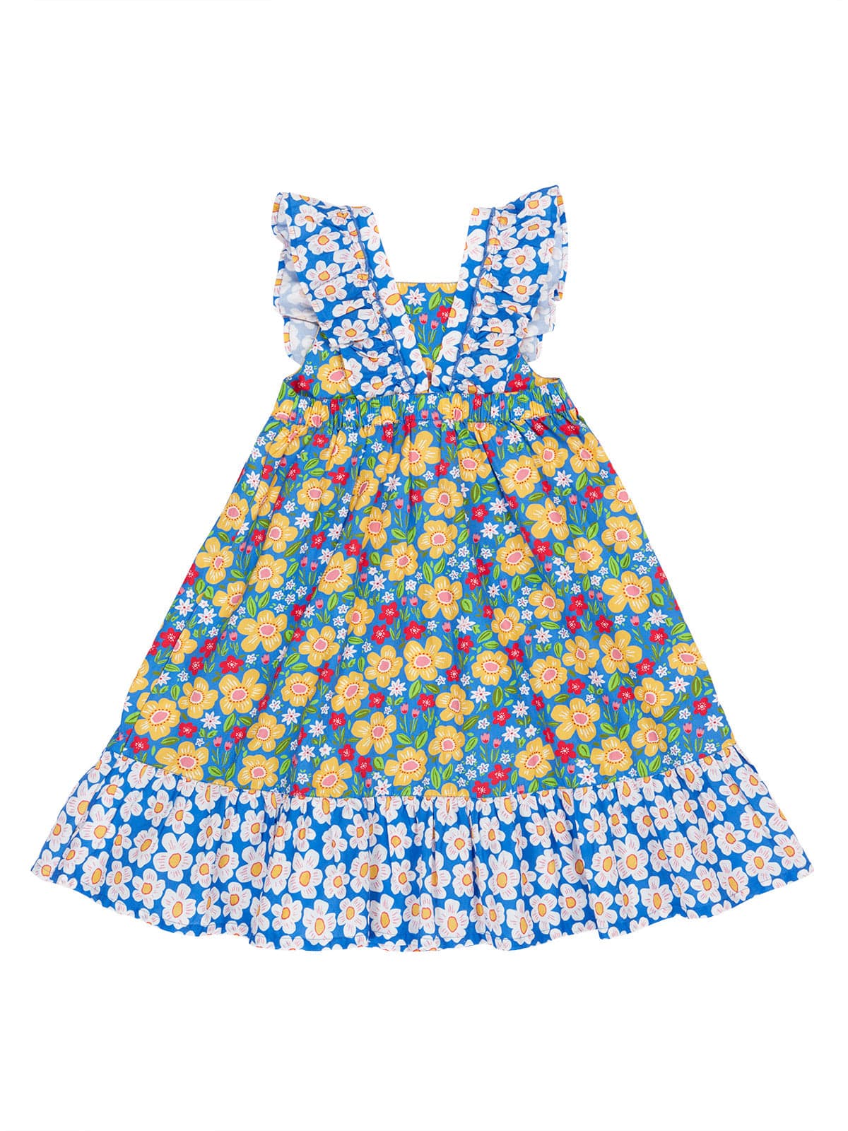 Frugi Audrey Dress Picnic Posy/Daisy Chain