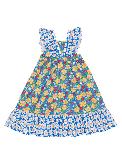Frugi Audrey Dress Picnic Posy/Daisy Chain