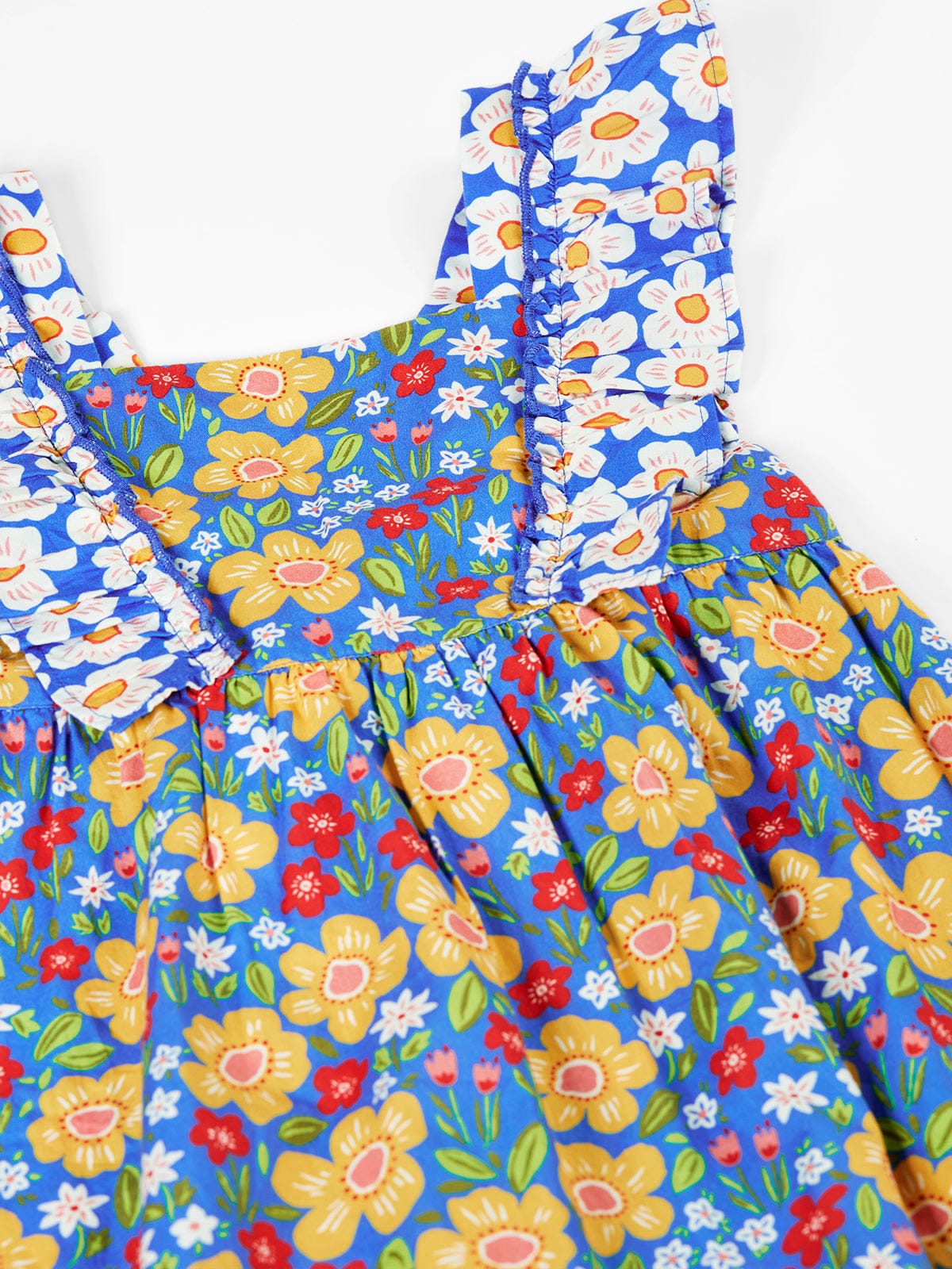 Frugi Audrey Dress Picnic Posy/Daisy Chain