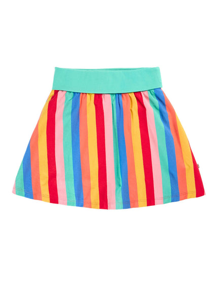 Frugi Alba Skort Strawberry Rainbow Stripe