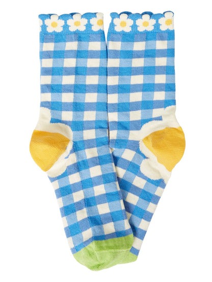 Frugi Frill Socks 2 Pack Picnic Multipack