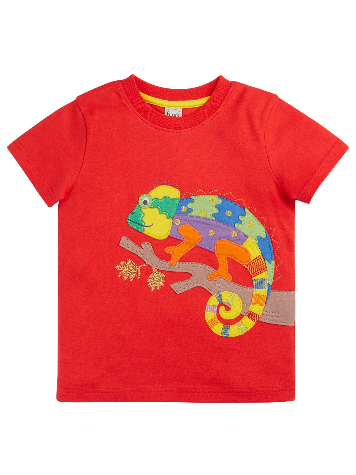 Carsen Circular T-Shirt Papaya/Chameleon