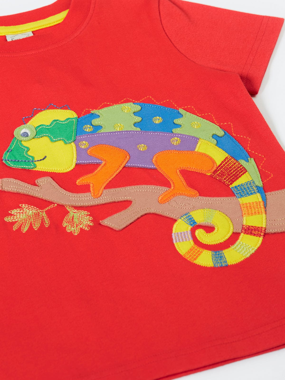 Carsen Circular T-Shirt Papaya/Chameleon