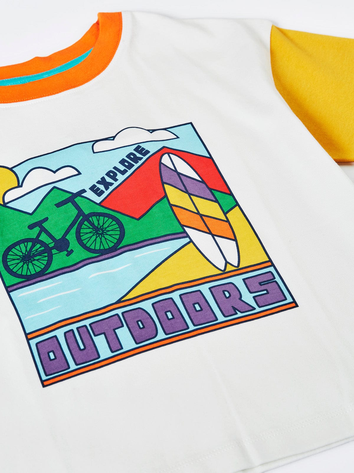 Towan Relaxed T-Shirt Soft White/Outdoors