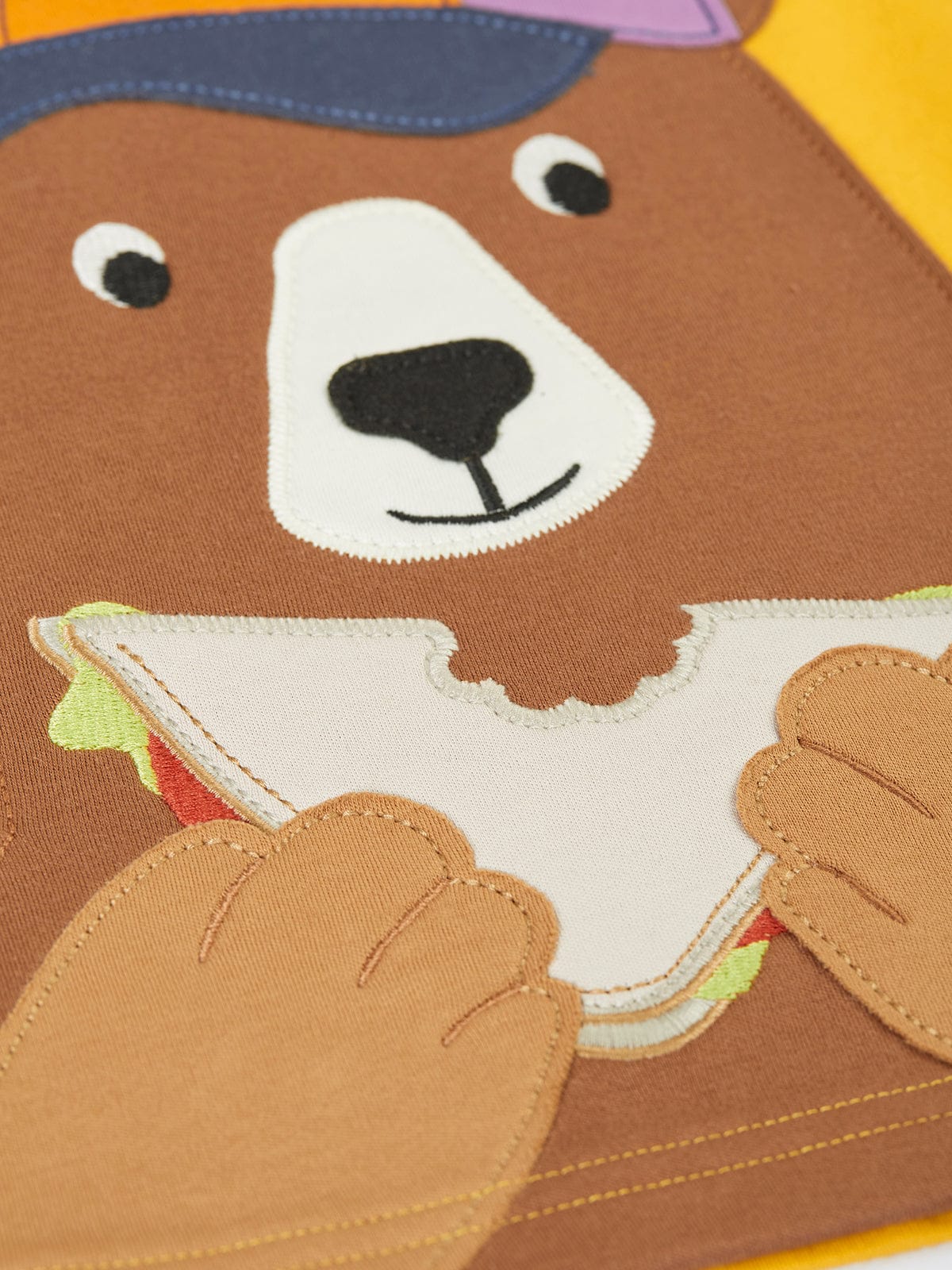 Frugi Carsen Circular T-Shirt  Bumblebee/Bear