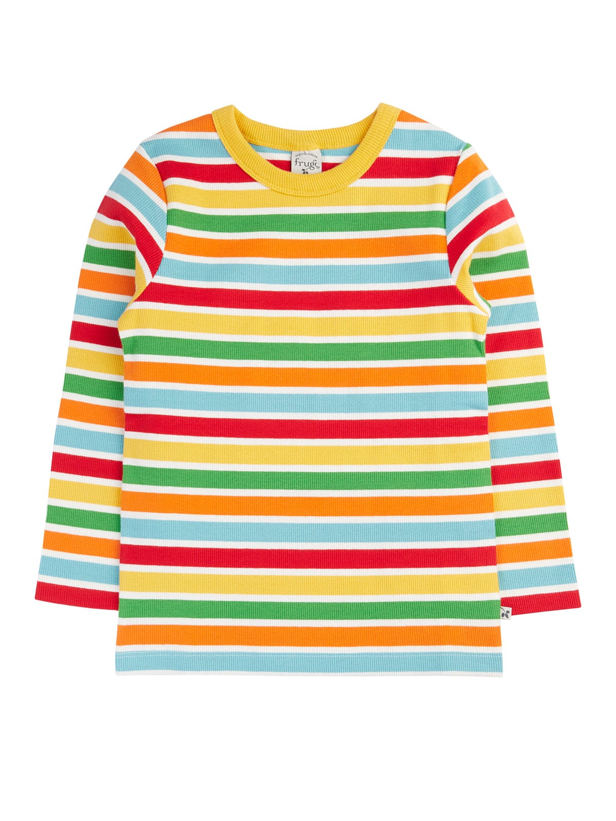 Rainbow Rib Top Happy Rib Stripe
