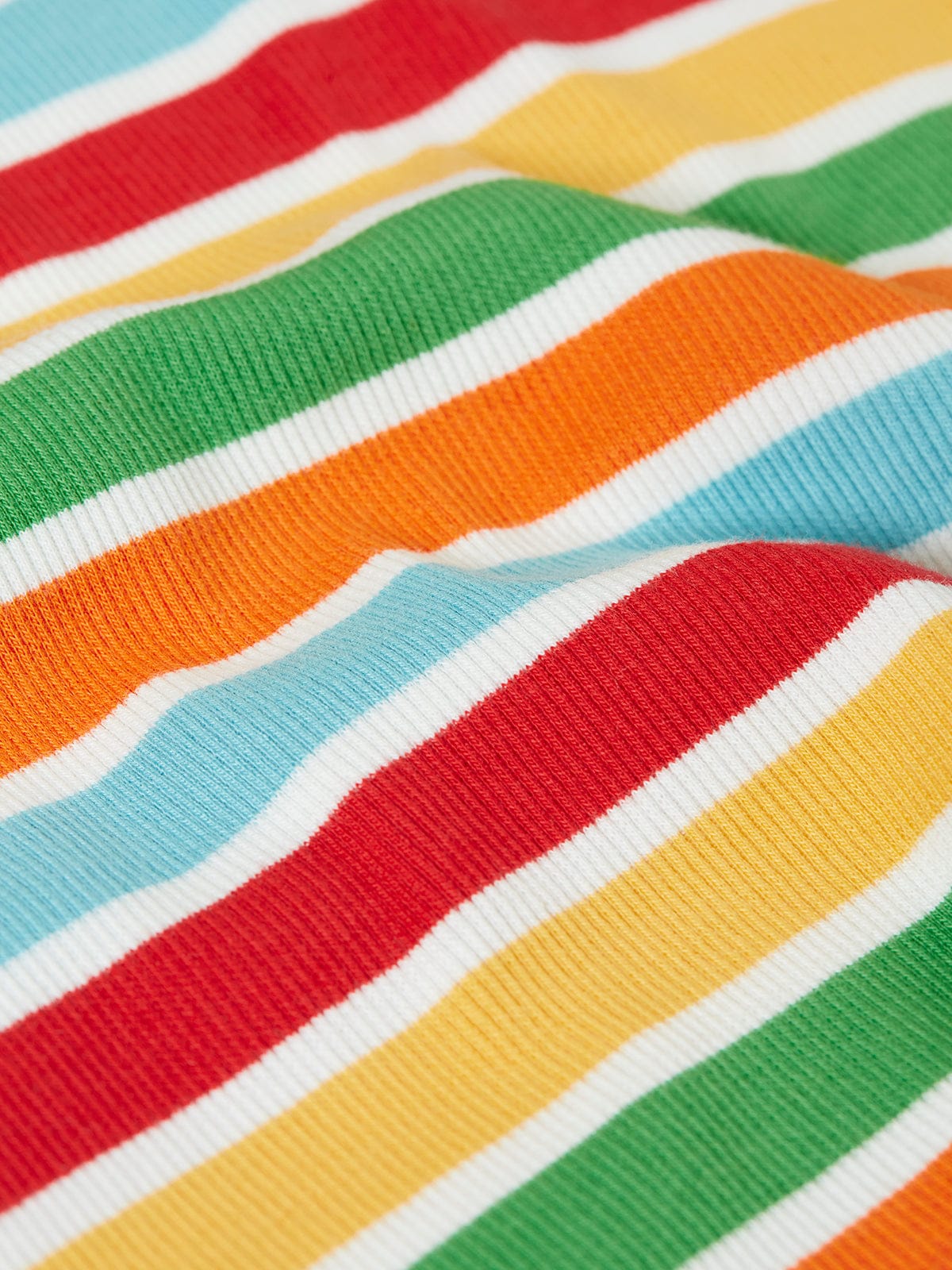 Rainbow Rib Top Happy Rib Stripe