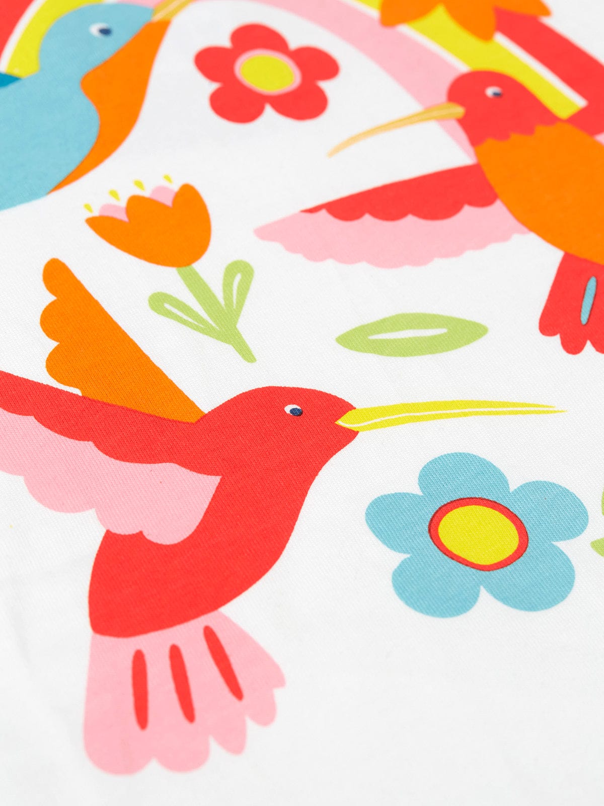 Tamar Raglan T-Shirt Soft White/Hummingbird