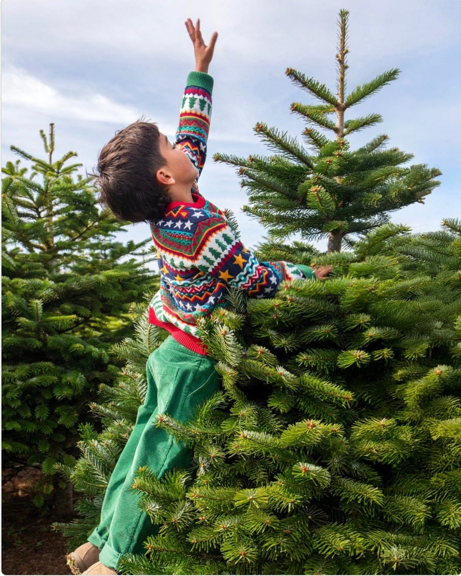 Cord Trousers Holly Green