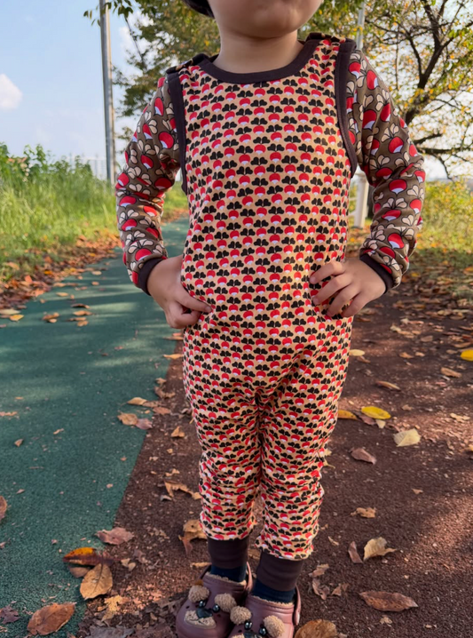 DUNS Mini Radish Dungarees Light Brown