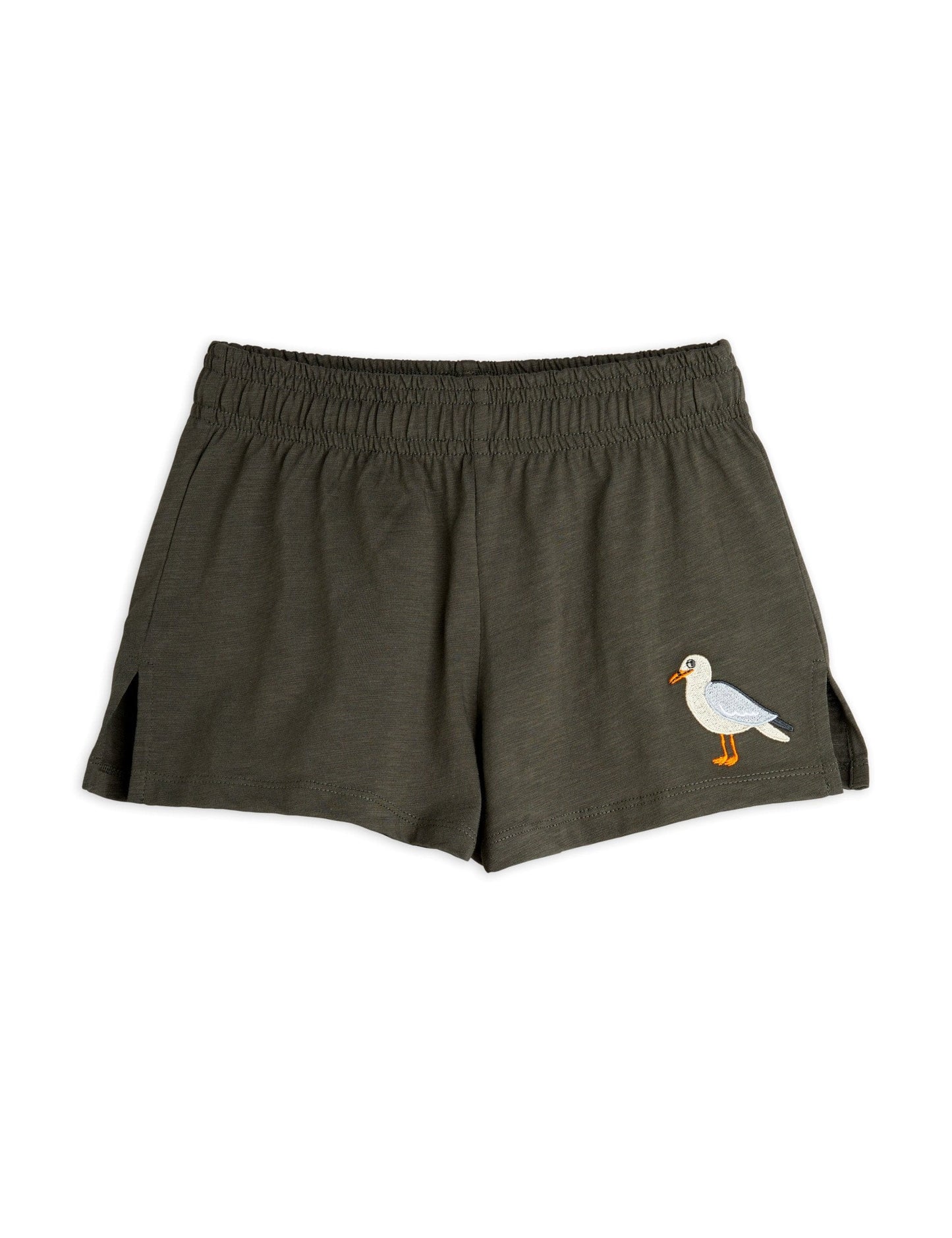 Seagull Embroidered Shorts