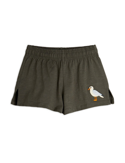 Seagull Embroidered Shorts