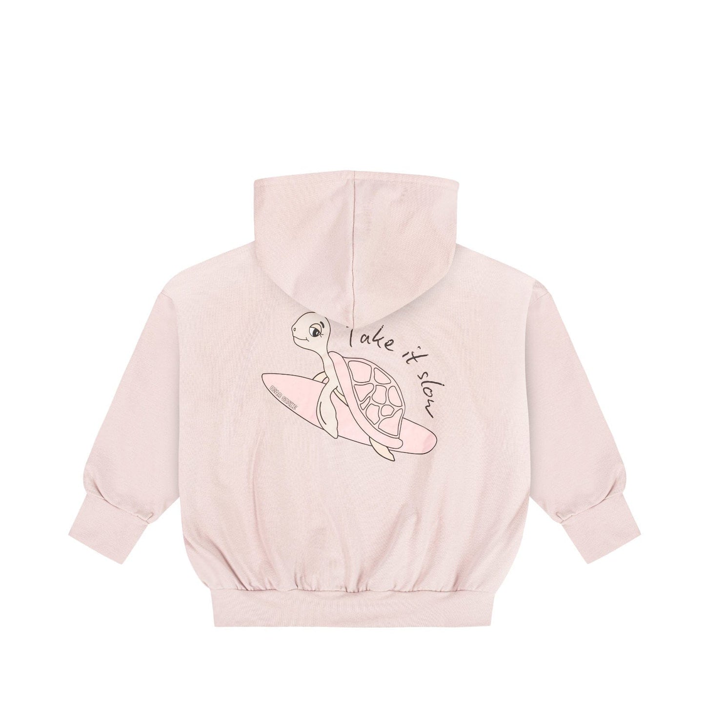 Turtle Hoodie Light Pink