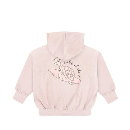 Turtle Hoodie Light Pink