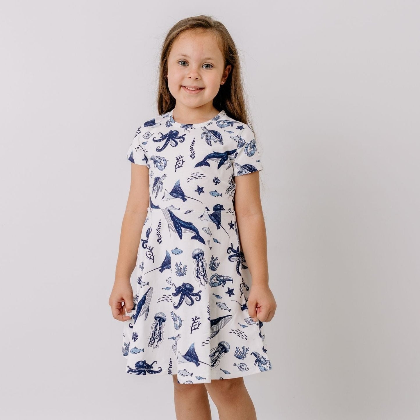 Walkiddy Underwater World Flared Dress