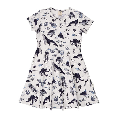Walkiddy Underwater World Flared Dress