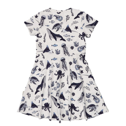 Walkiddy Underwater World Flared Dress