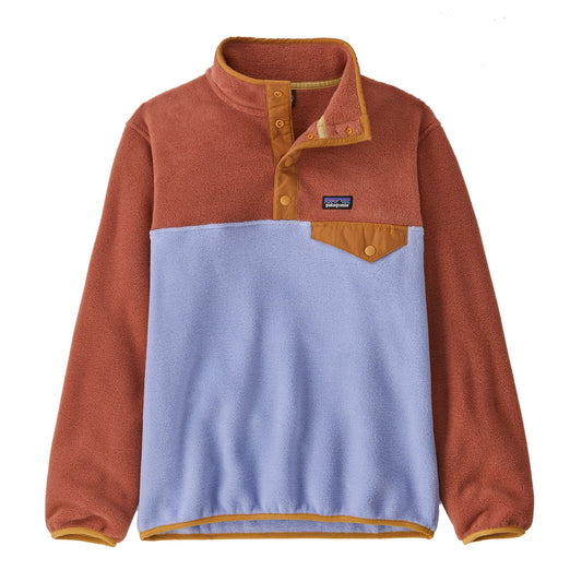 Kids' Lightweight Synchilla® Snap-T® Fleece Pullover Pale Periwinkle [only 10 Years left]