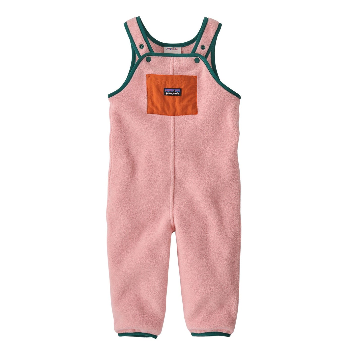 Baby Synchilla® Fleece Overalls Mallow Pink