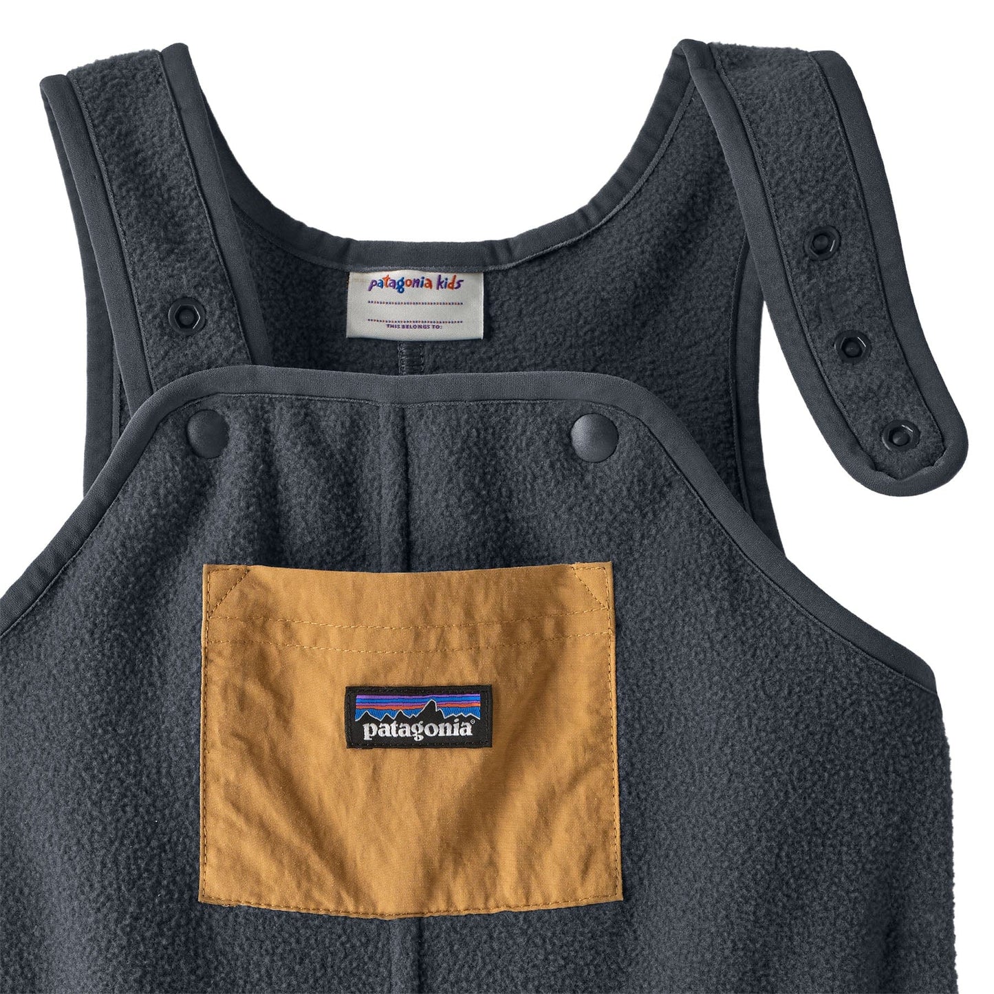 Baby Synchilla® Fleece Overalls Smolder Blue