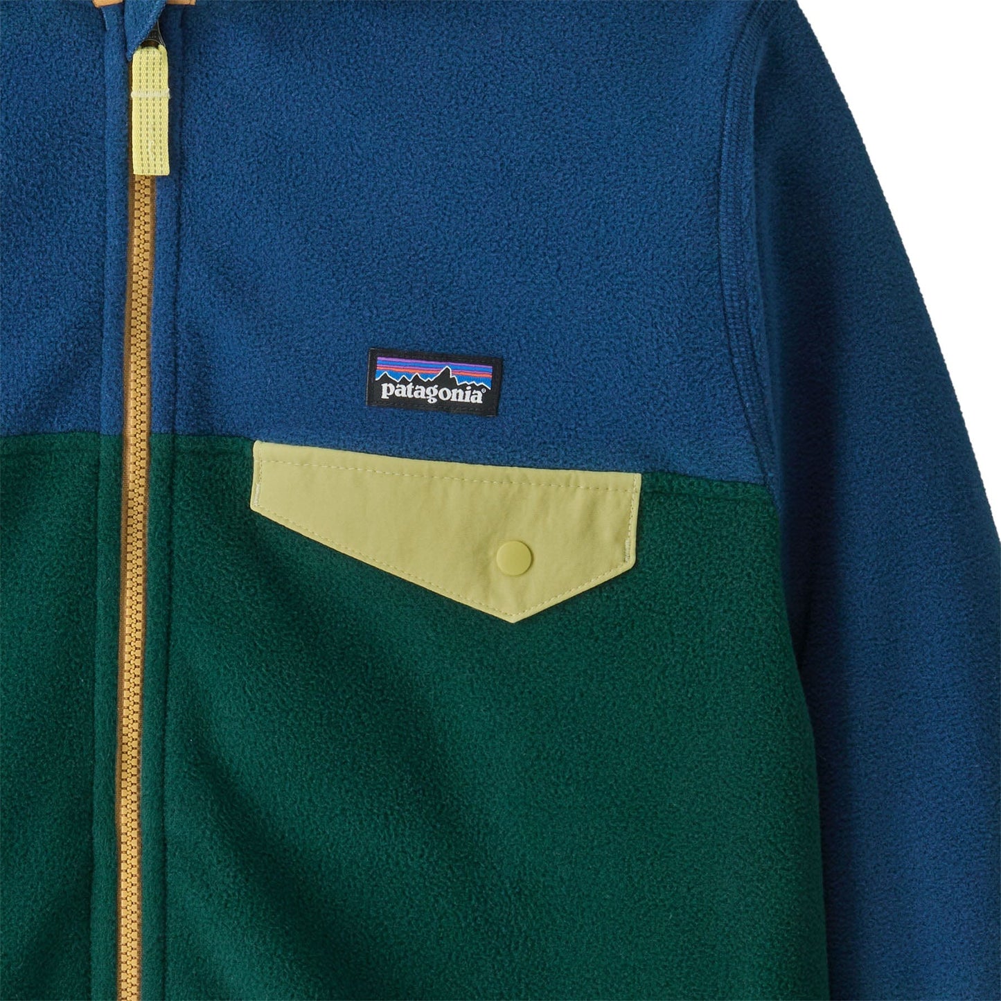 Kids' Micro D® Snap-T® Fleece Jacket Cascade Green