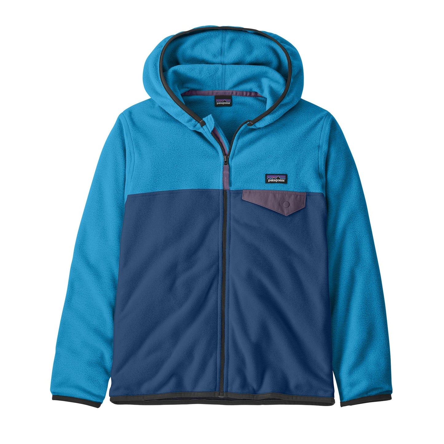 Kids' Micro D® Snap-T® Fleece Jacket: Clement Blue