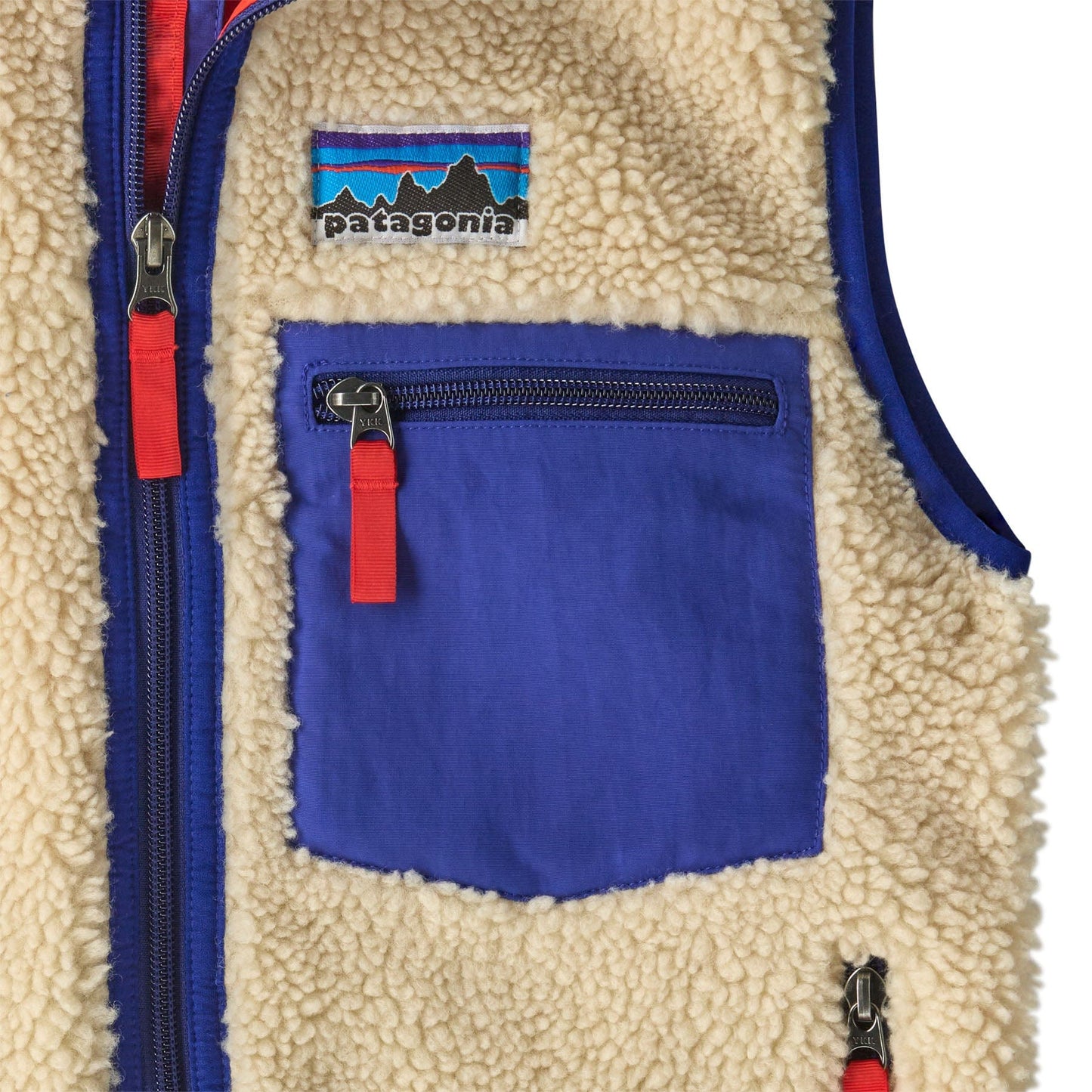 Kids' Retro-X® Fleece Vest Dark Natural