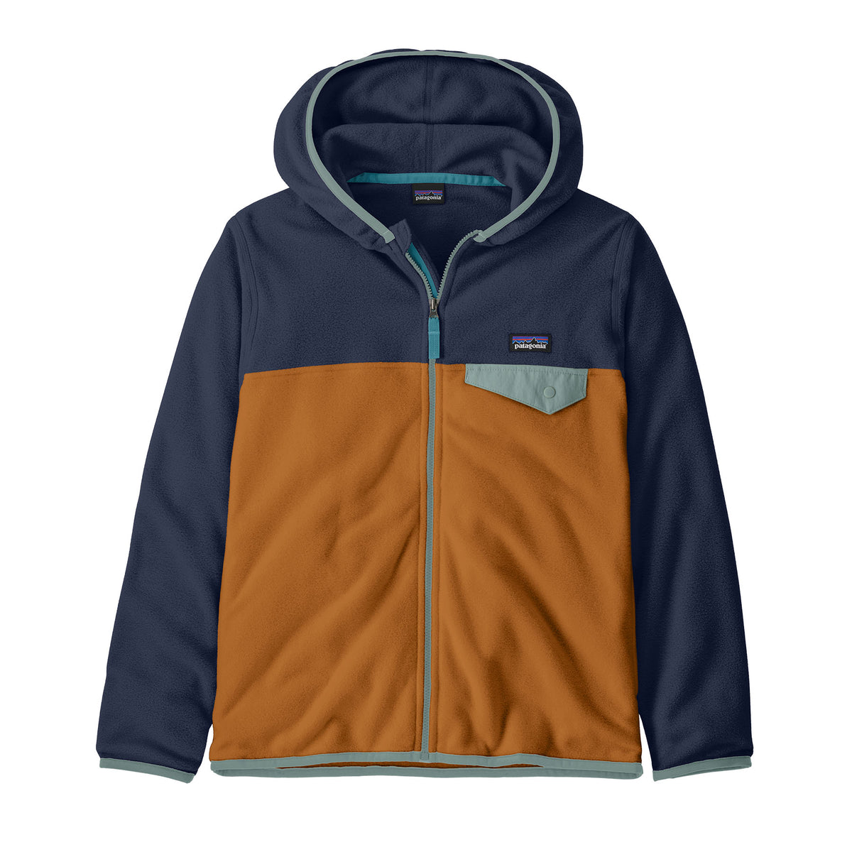 Patagonia Kids' Micro D® Snap-T® Fleece Jacket: Cinnamon Brown