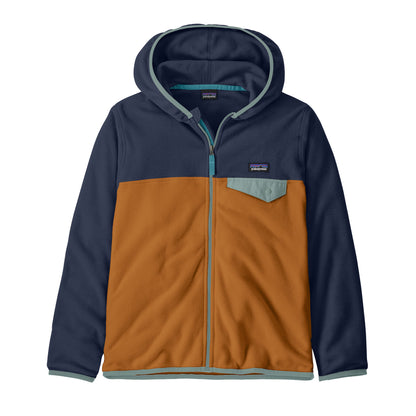 Patagonia Kids' Micro D® Snap-T® Fleece Jacket: Cinnamon Brown