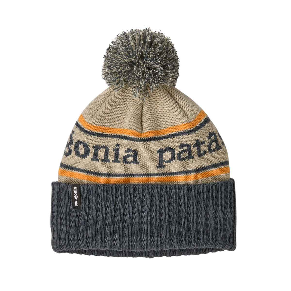 Kids' Powder Town Beanie Park Stripe: Weathered Stone