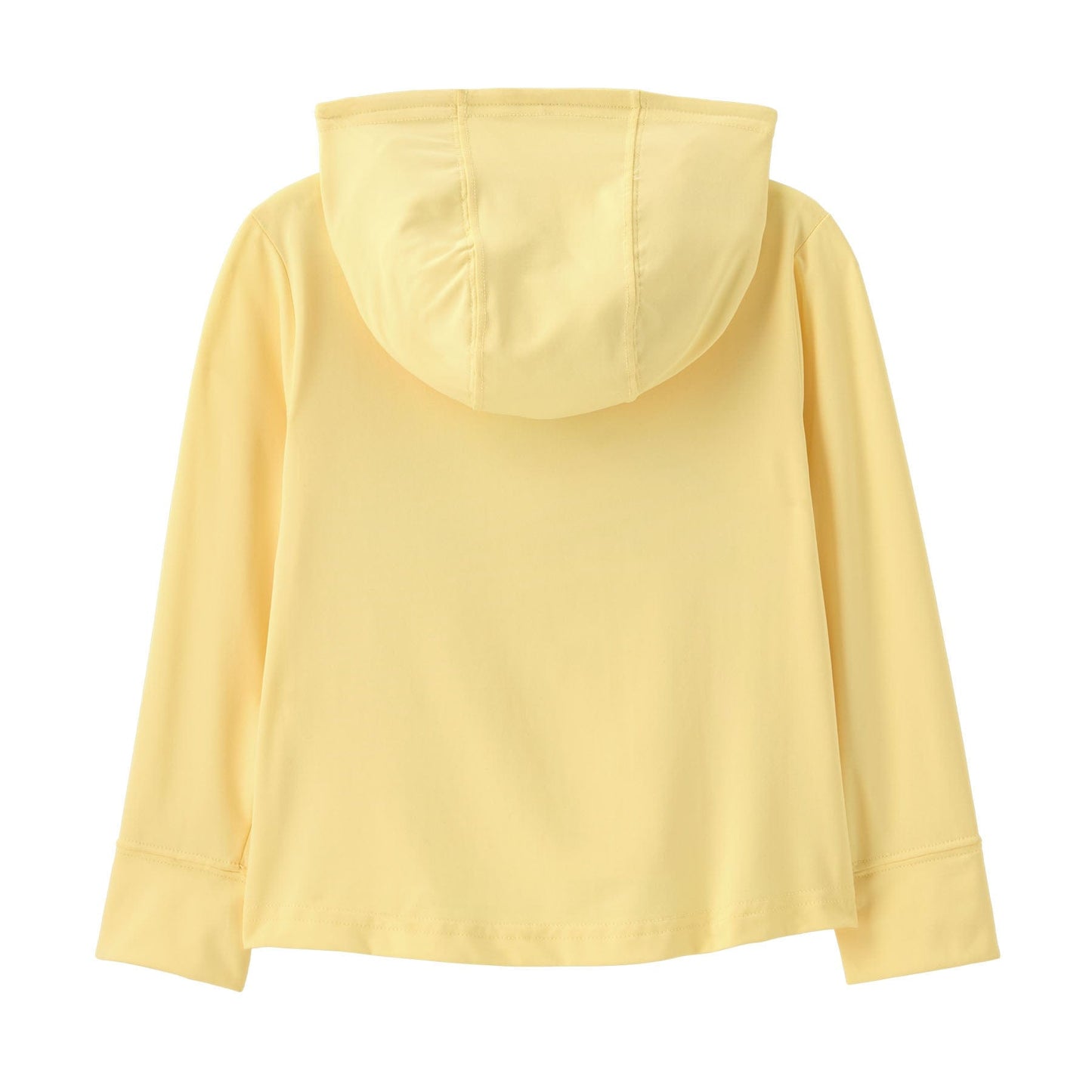 Baby Capilene® Silkweight Hoody Fitz Roy Superbloom: Buttercup Yellow 40+ UPF