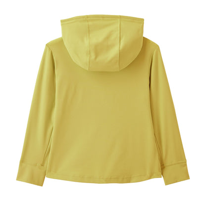 Toddler Capilene® Silkweight Hoody Riverbloom: Lemon Zest 40+ UPF