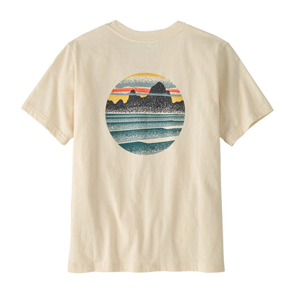 Kids' Skyline Stencil T-Shirt Undyed Natural