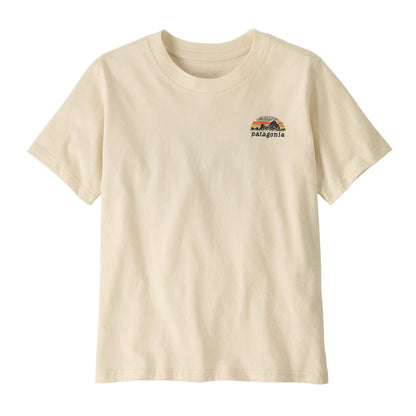 Kids' Skyline Stencil T-Shirt Undyed Natural