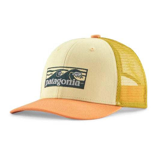 Kids' Trucker Hat Boardshort Logo Tones: Buttercup Yellow