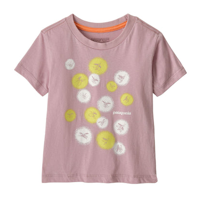 Baby Graphic T-Shirt Fireflies: Quiet Violet