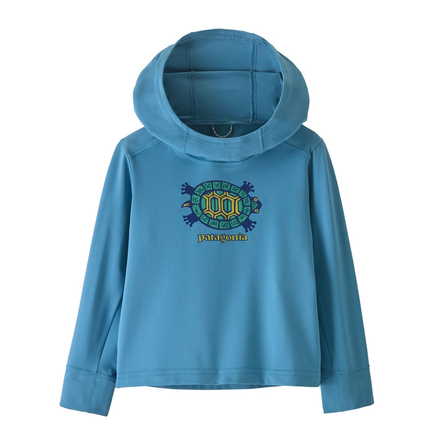 Toddler Capilene® Silkweight Hoody Island Turtle: Shore Blue  40+ UPF