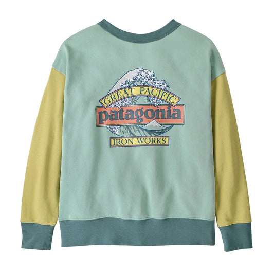 Kids' Crewneck Sweatshirt Great Waves: Thin Ice